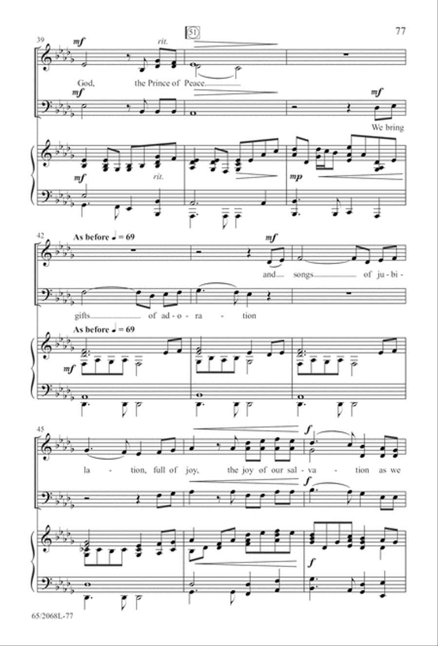 Images of Adoration (Digital Download) 3-Part scores gallery preview page 77
