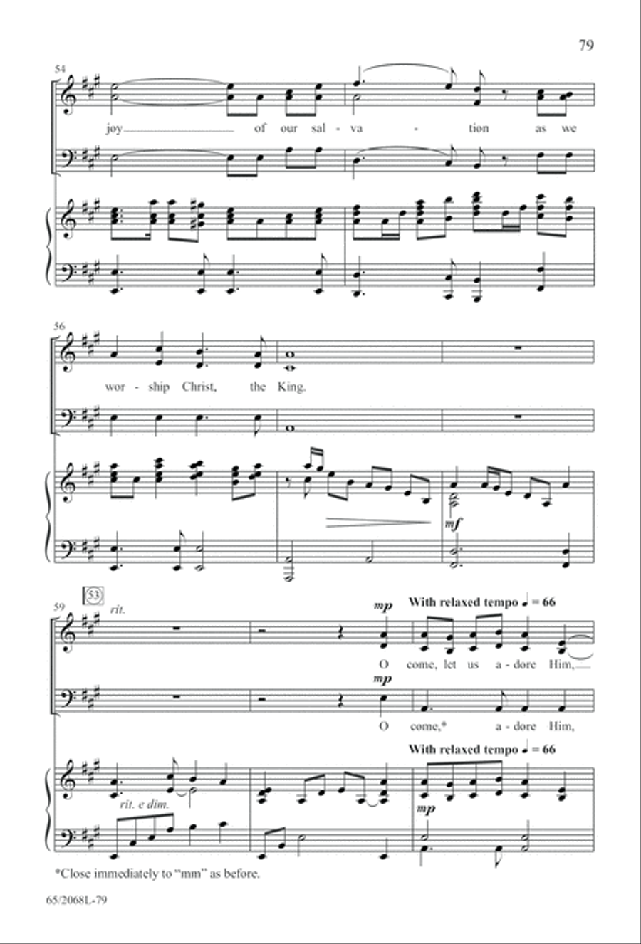 Images of Adoration (Digital Download) 3-Part scores gallery preview page 79