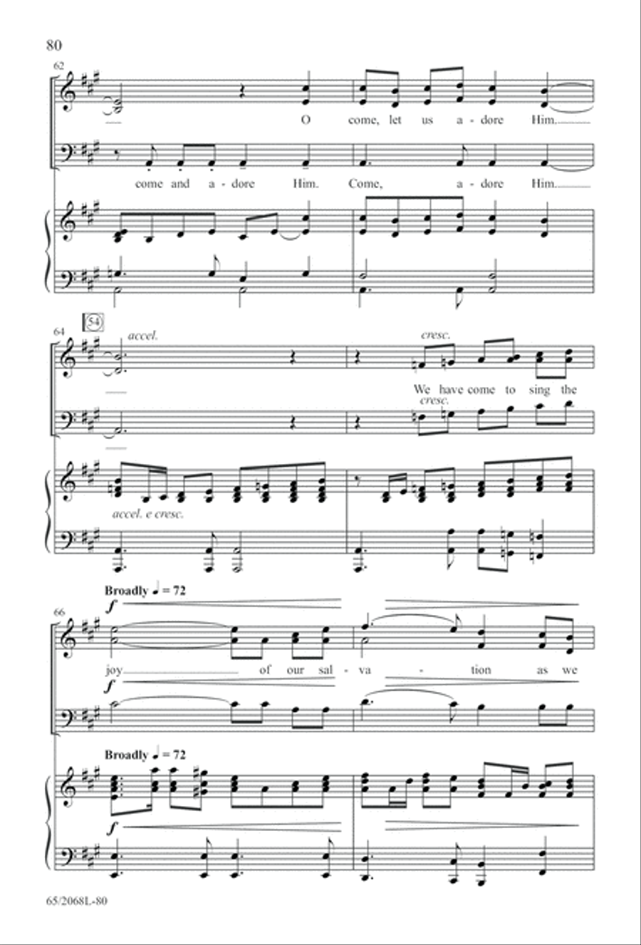 Images of Adoration (Digital Download) 3-Part scores gallery preview page 80