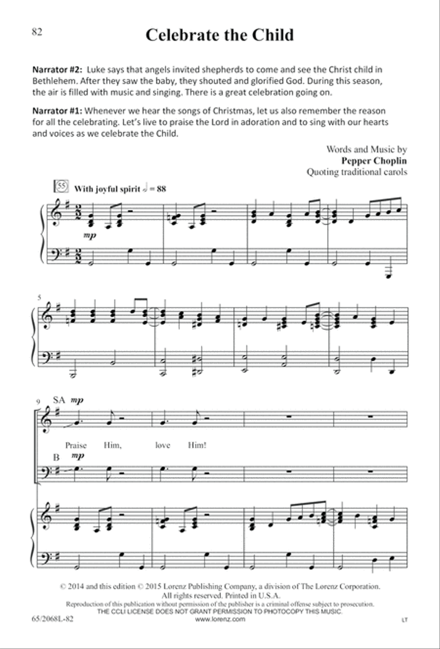 Images of Adoration (Digital Download) 3-Part scores gallery preview page 82