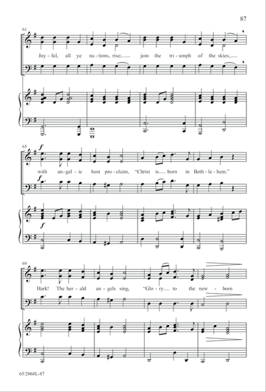 Images of Adoration (Digital Download) 3-Part scores gallery preview page 87