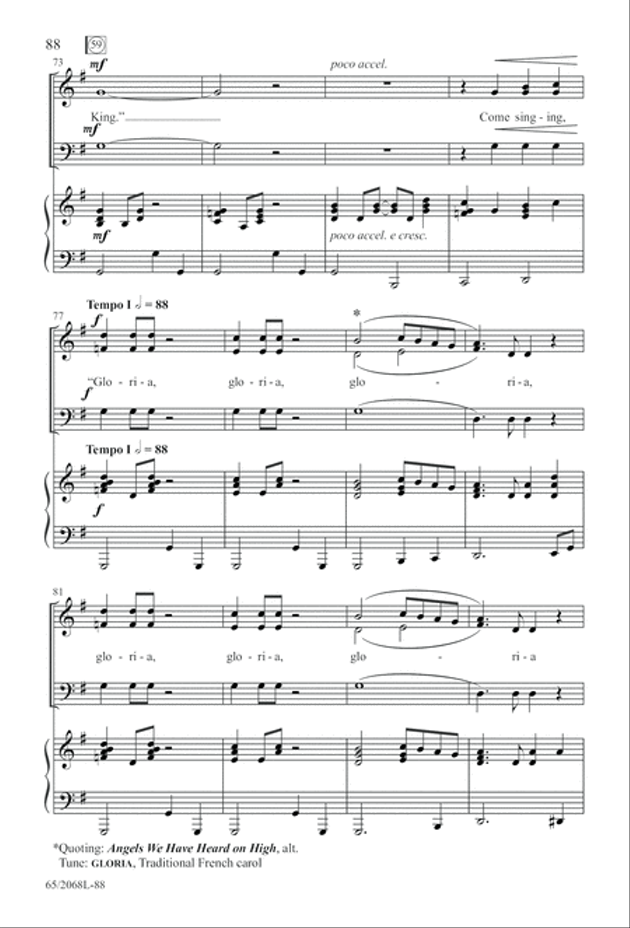 Images of Adoration (Digital Download) 3-Part scores gallery preview page 88