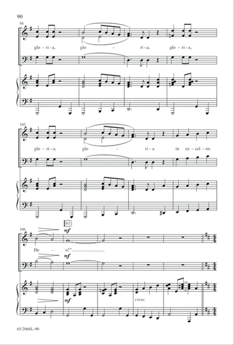 Images of Adoration (Digital Download) 3-Part scores gallery preview page 90