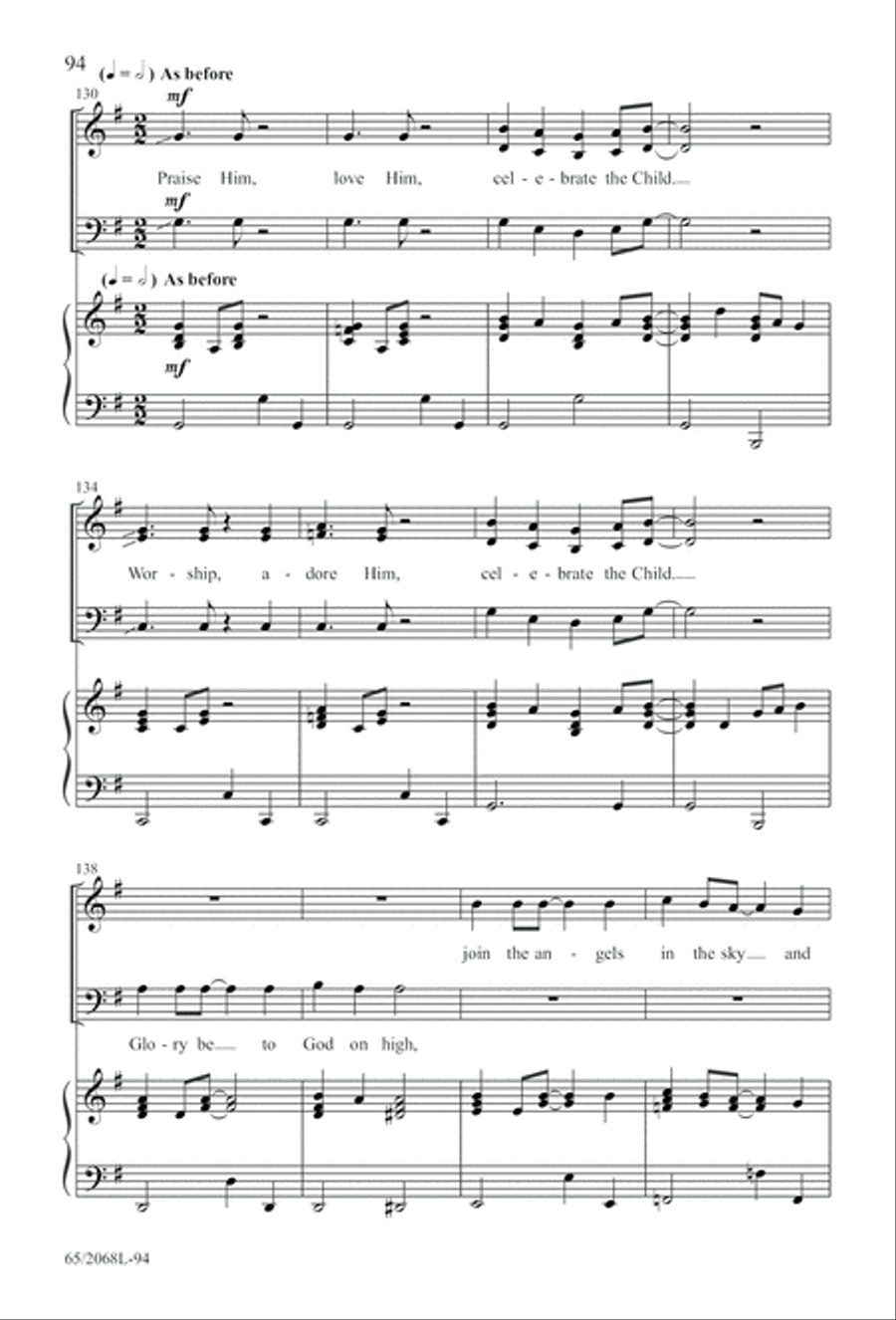 Images of Adoration (Digital Download) 3-Part scores gallery preview page 94