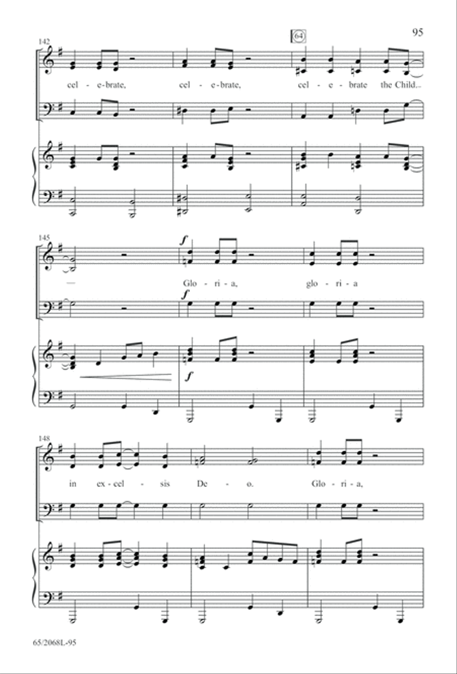Images of Adoration (Digital Download) 3-Part scores gallery preview page 95