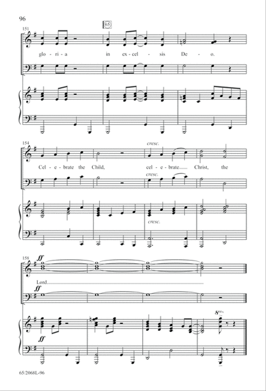 Images of Adoration (Digital Download) 3-Part scores gallery preview page 96
