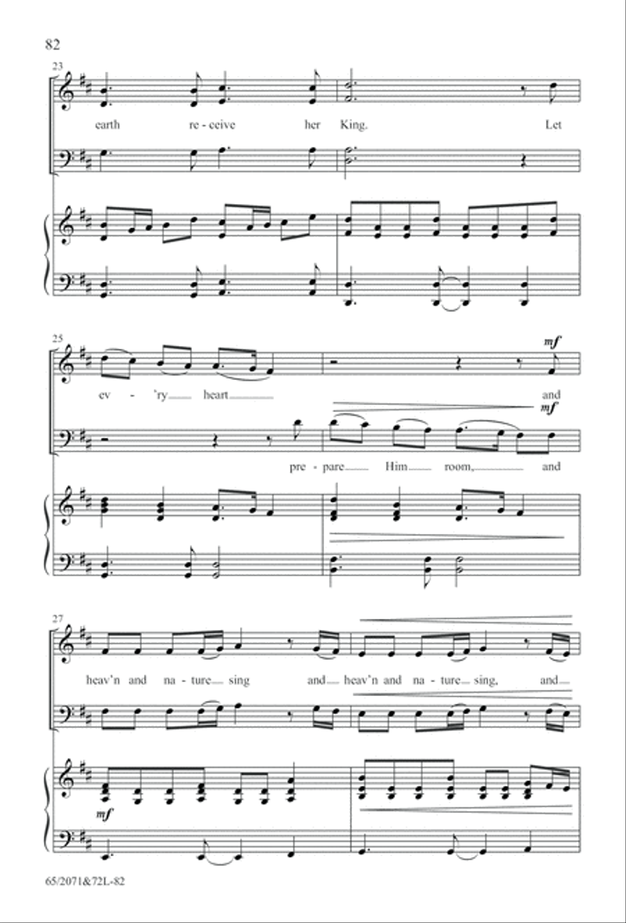 One Silent Night (Digital Download) 4-Part scores gallery preview page 82