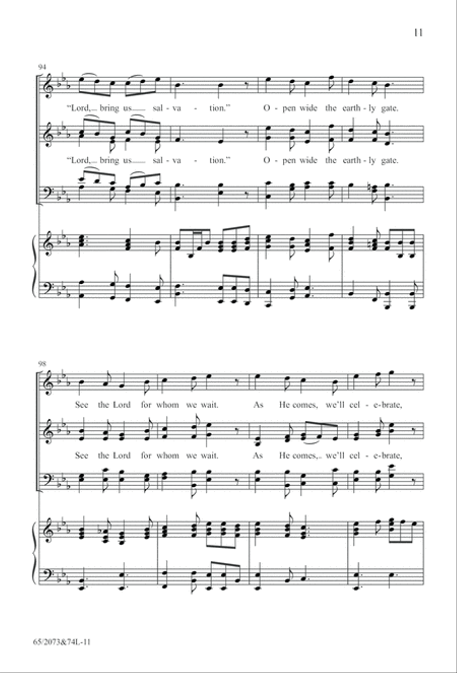 Go Sing It on the Mountain (Digital Download) 4-Part scores gallery preview page 11