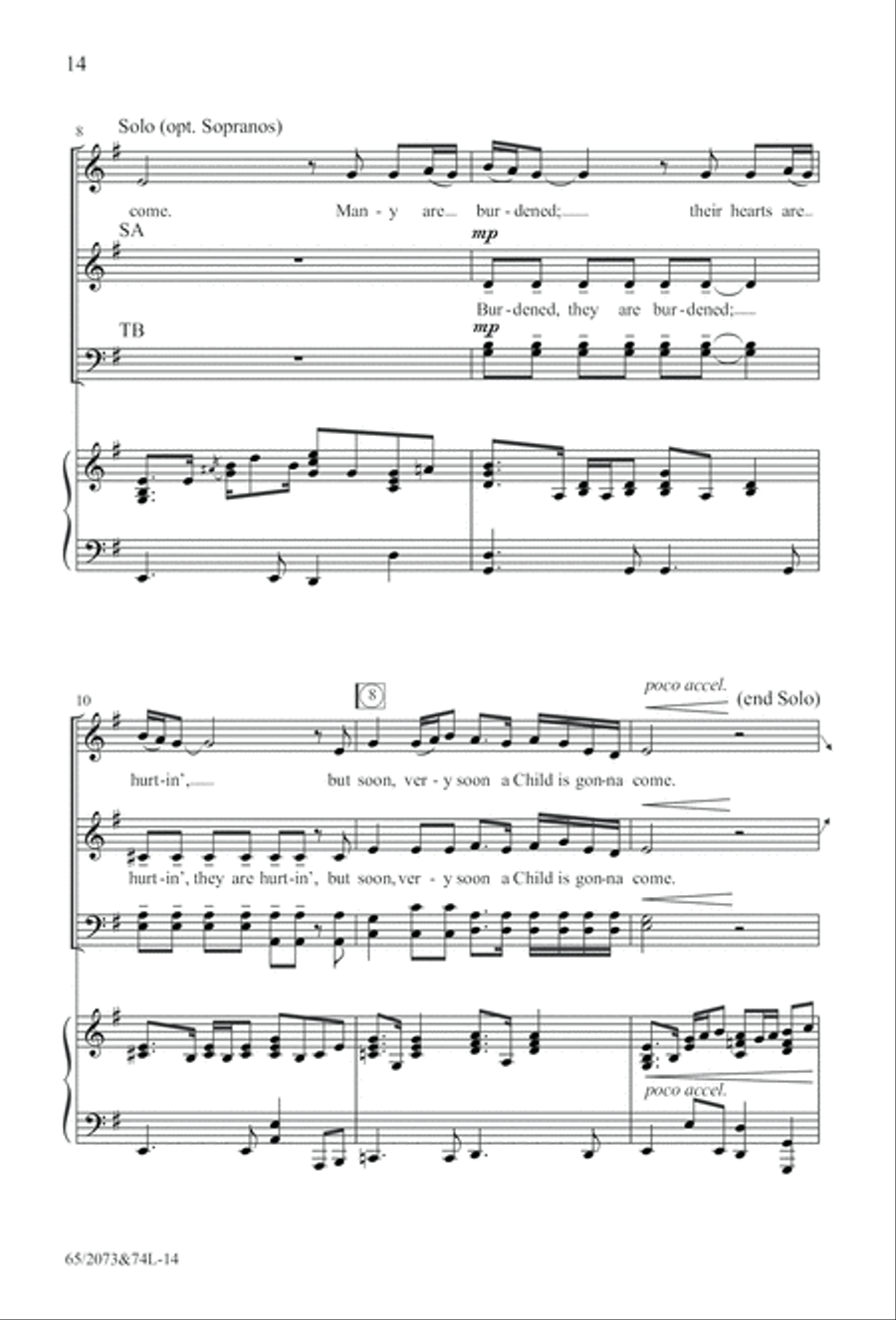 Go Sing It on the Mountain (Digital Download) 4-Part scores gallery preview page 14