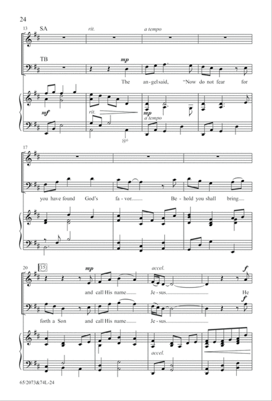 Go Sing It on the Mountain (Digital Download) 4-Part scores gallery preview page 24