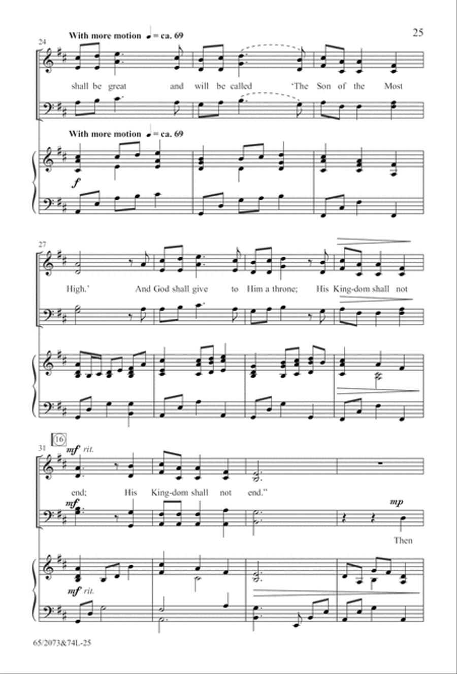 Go Sing It on the Mountain (Digital Download) 4-Part scores gallery preview page 25