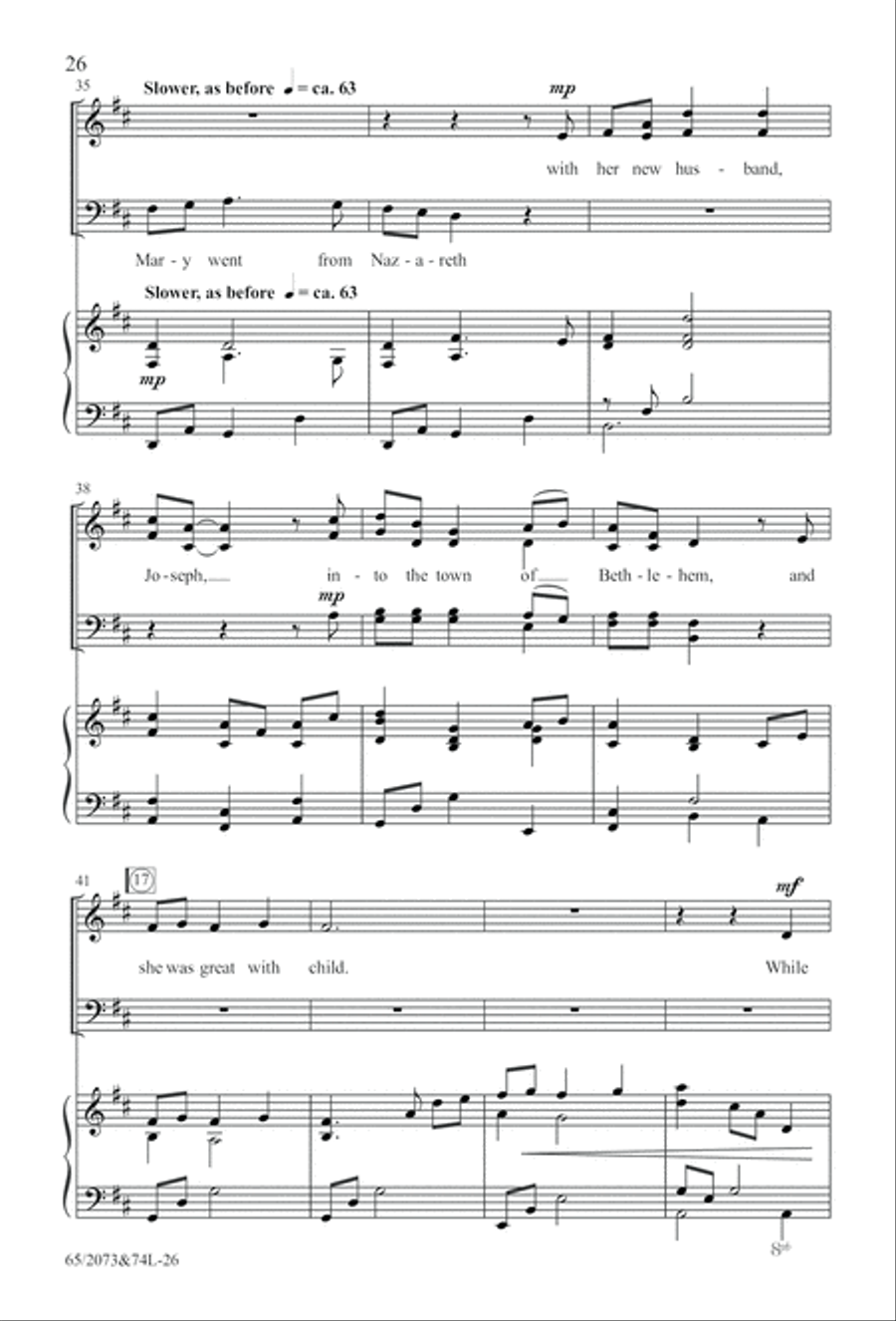 Go Sing It on the Mountain (Digital Download) 4-Part scores gallery preview page 26