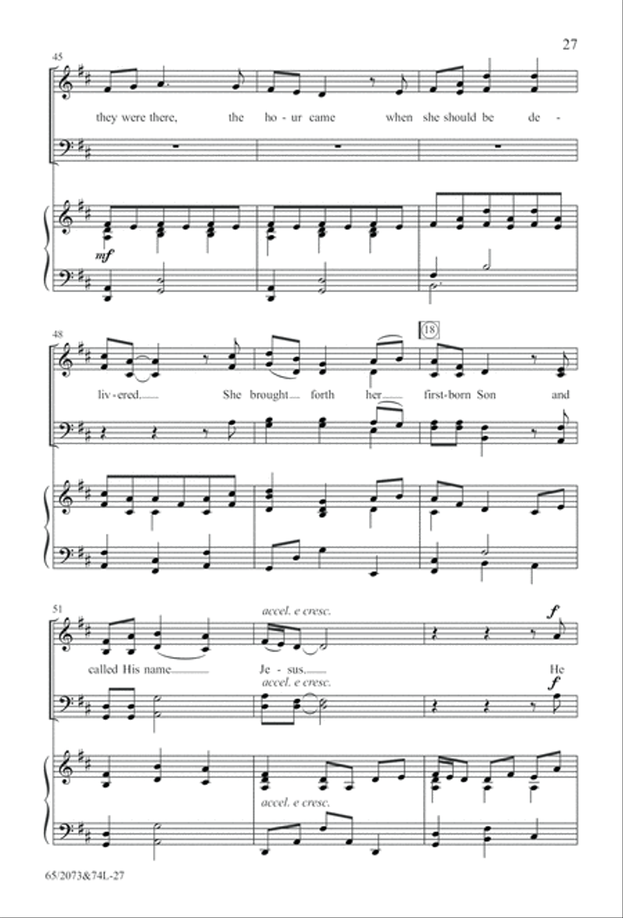 Go Sing It on the Mountain (Digital Download) 4-Part scores gallery preview page 27