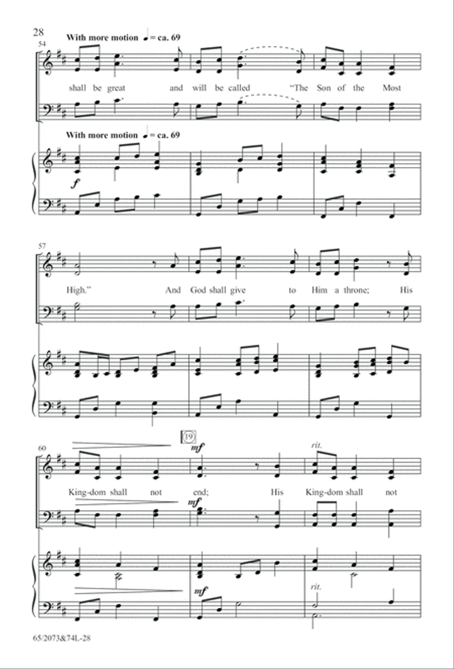 Go Sing It on the Mountain (Digital Download) 4-Part scores gallery preview page 28
