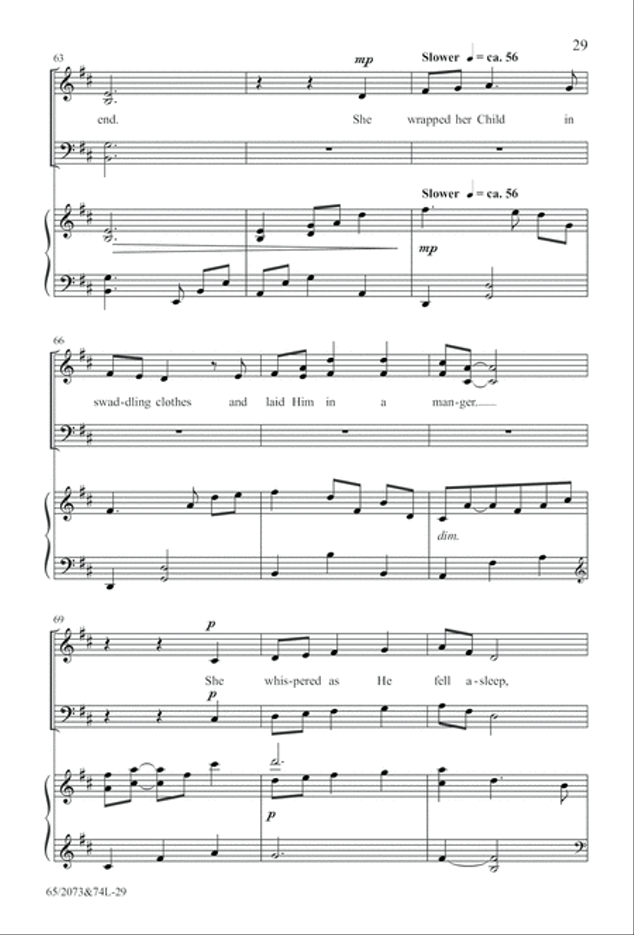Go Sing It on the Mountain (Digital Download) 4-Part scores gallery preview page 29
