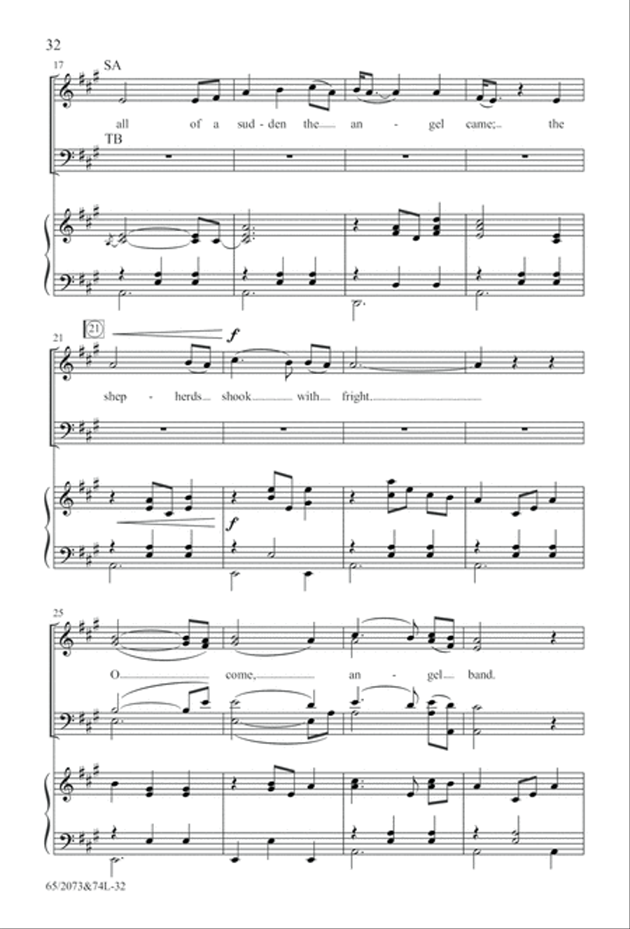 Go Sing It on the Mountain (Digital Download) 4-Part scores gallery preview page 32