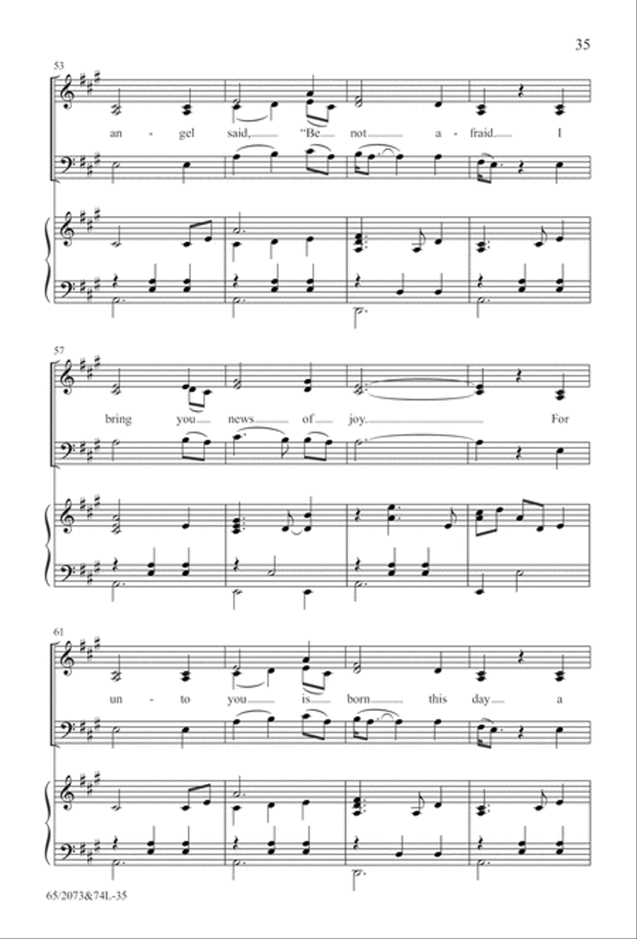 Go Sing It on the Mountain (Digital Download) 4-Part scores gallery preview page 35