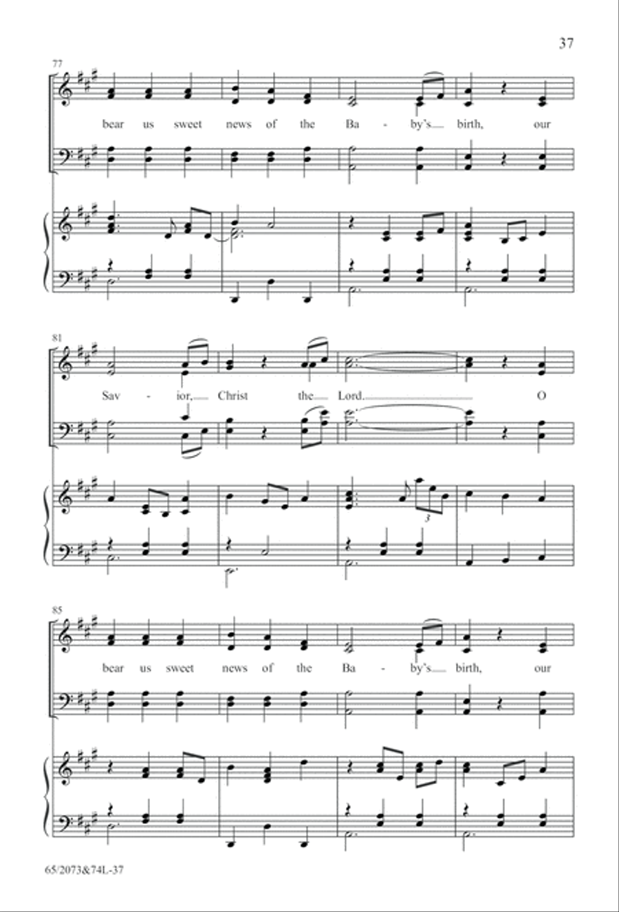 Go Sing It on the Mountain (Digital Download) 4-Part scores gallery preview page 37