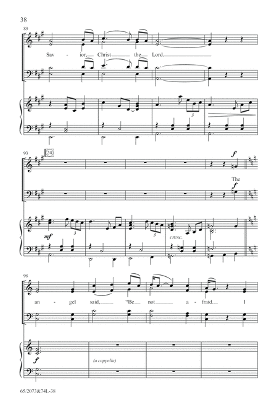 Go Sing It on the Mountain (Digital Download) 4-Part scores gallery preview page 38