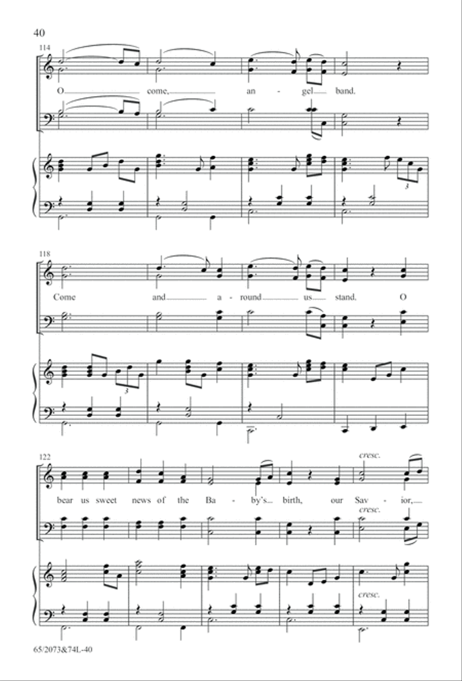Go Sing It on the Mountain (Digital Download) 4-Part scores gallery preview page 40