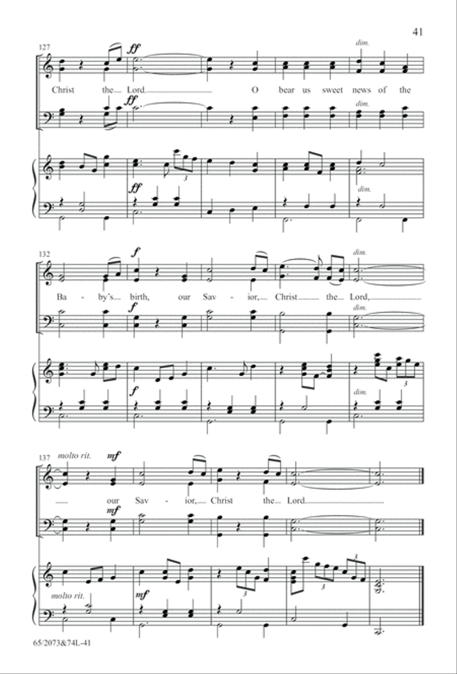 Go Sing It on the Mountain (Digital Download) 4-Part scores gallery preview page 41