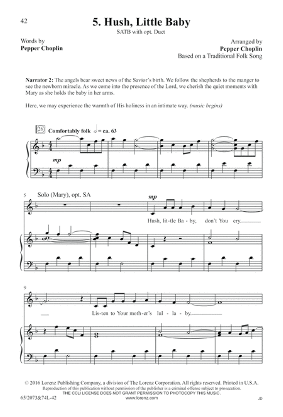 Go Sing It on the Mountain (Digital Download) 4-Part scores gallery preview page 42
