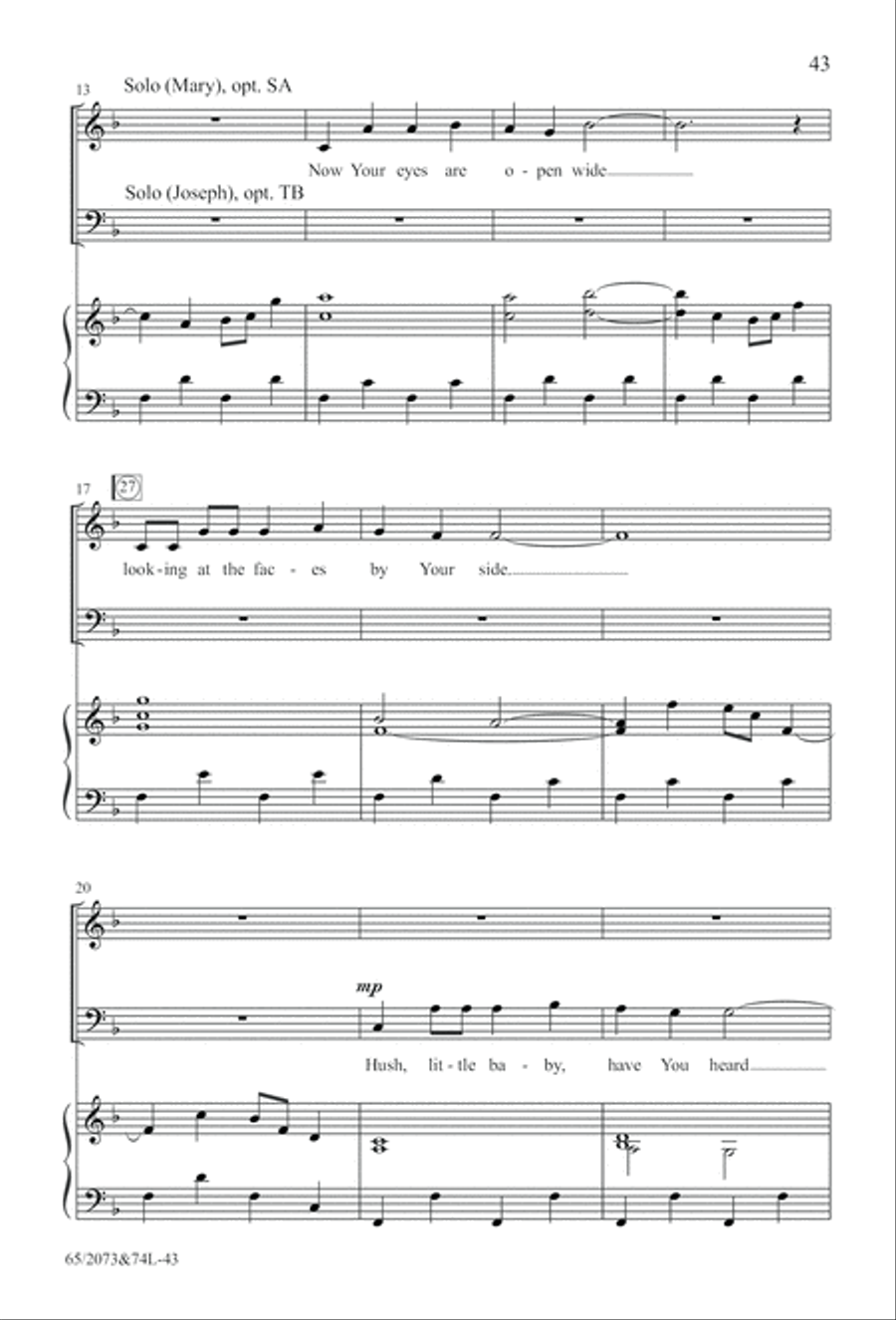 Go Sing It on the Mountain (Digital Download) 4-Part scores gallery preview page 43