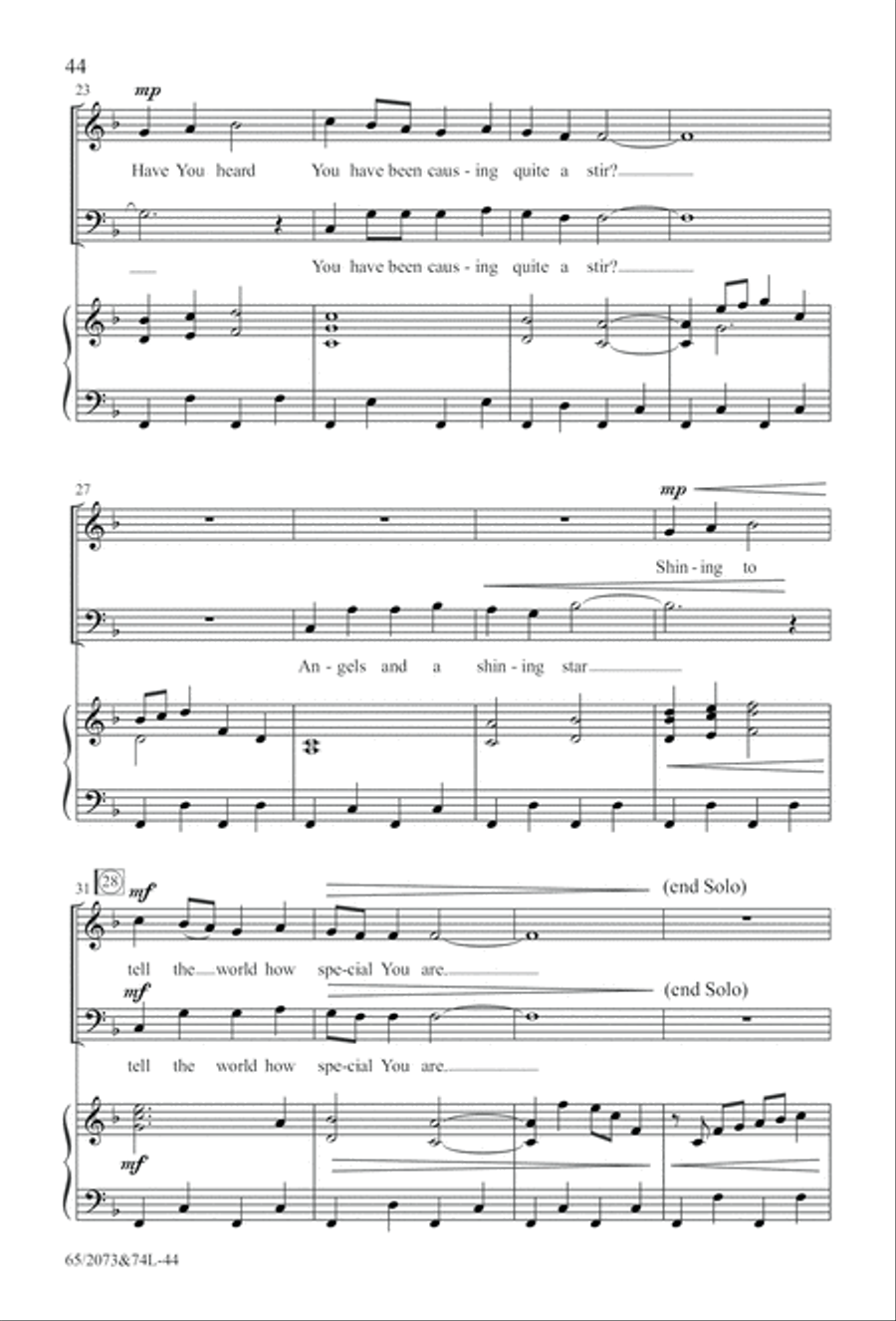 Go Sing It on the Mountain (Digital Download) 4-Part scores gallery preview page 44