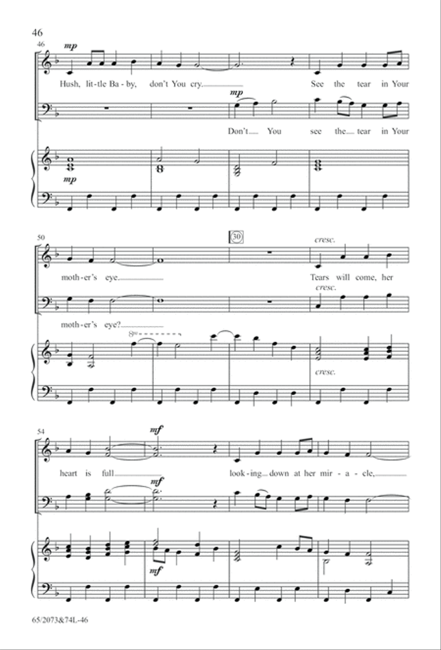 Go Sing It on the Mountain (Digital Download) 4-Part scores gallery preview page 46