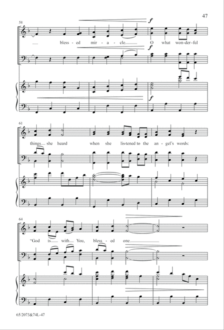 Go Sing It on the Mountain (Digital Download) 4-Part scores gallery preview page 47