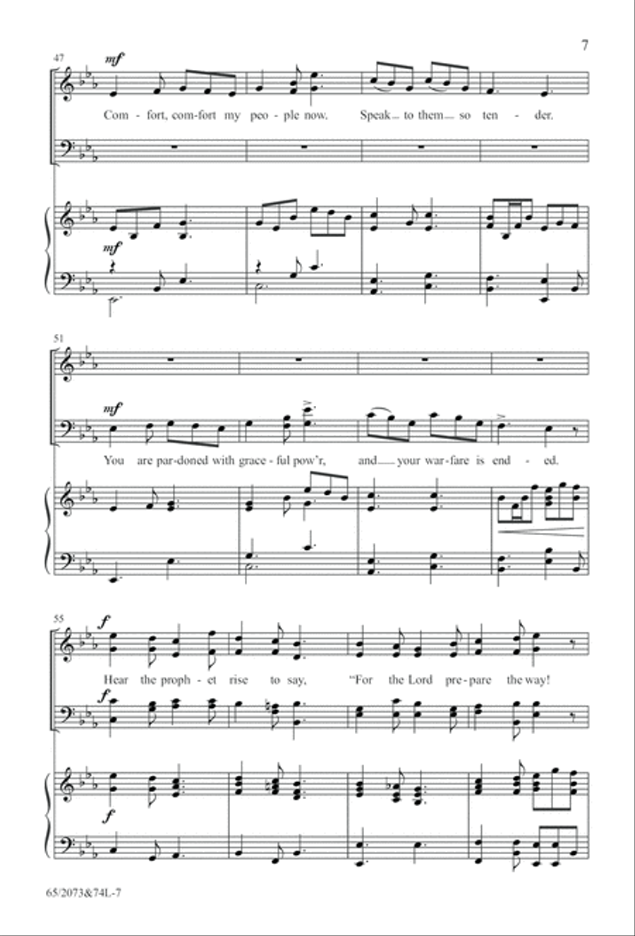 Go Sing It on the Mountain (Digital Download) 4-Part scores gallery preview page 7