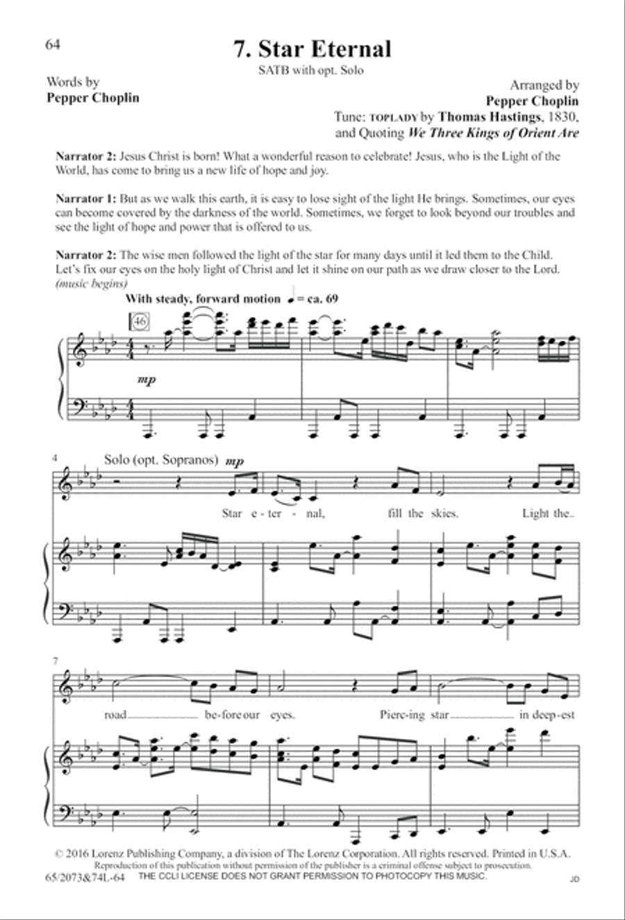 Go Sing It on the Mountain (Digital Download) 4-Part scores gallery preview page 64