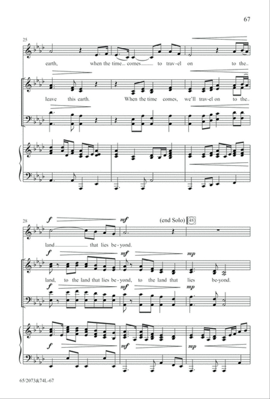 Go Sing It on the Mountain (Digital Download) 4-Part scores gallery preview page 67