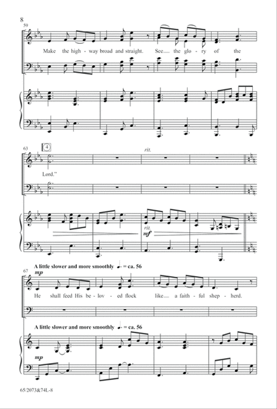 Go Sing It on the Mountain (Digital Download) 4-Part scores gallery preview page 8