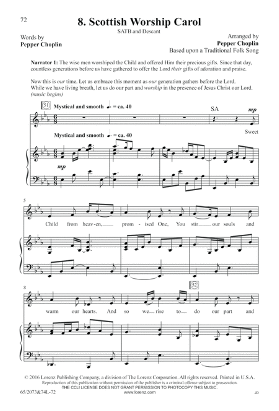 Go Sing It on the Mountain (Digital Download) 4-Part scores gallery preview page 72