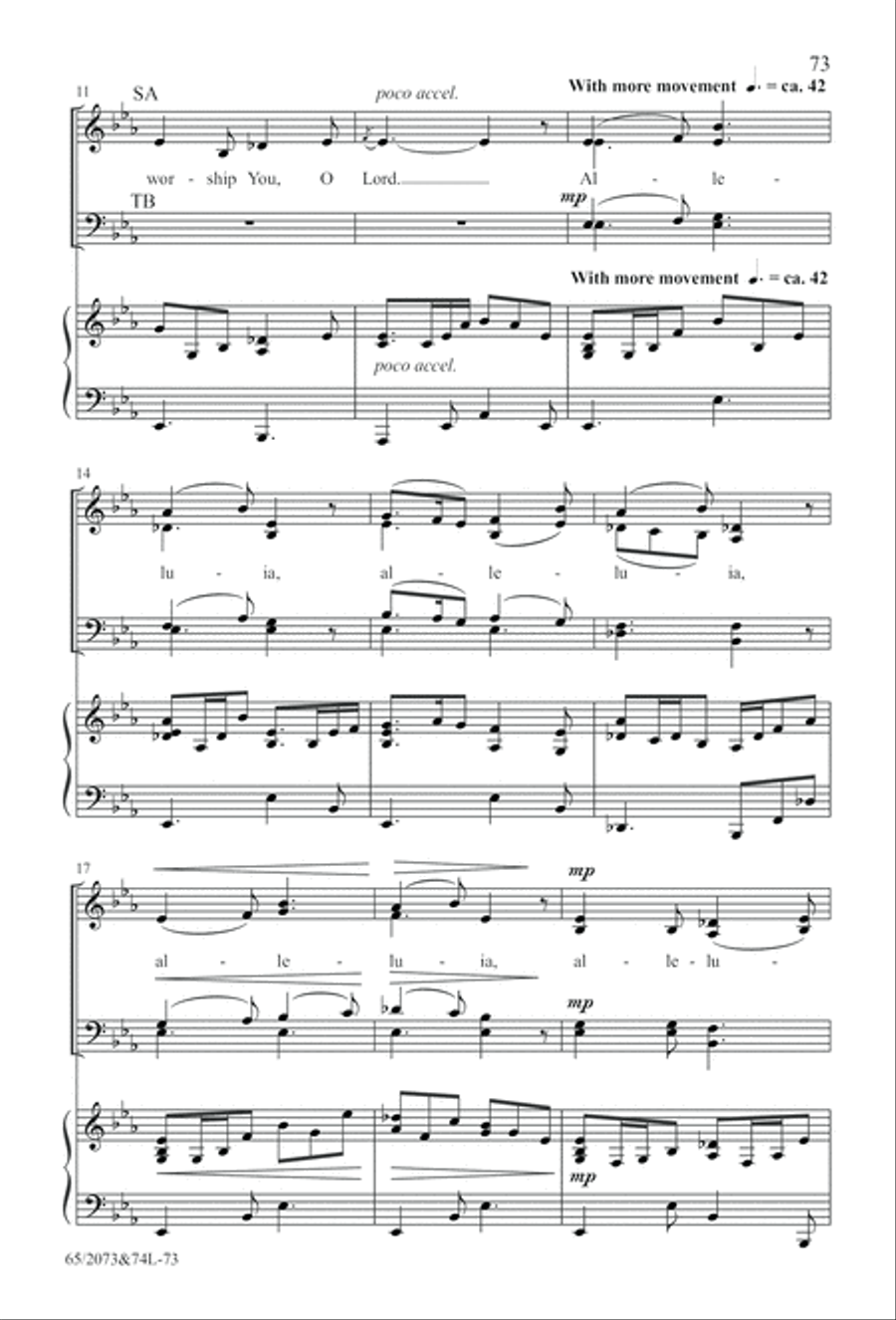 Go Sing It on the Mountain (Digital Download) 4-Part scores gallery preview page 73