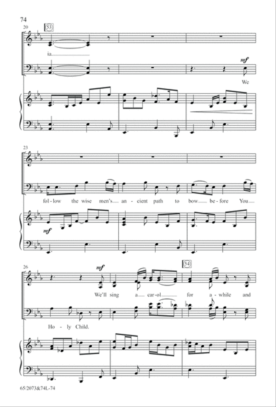 Go Sing It on the Mountain (Digital Download) 4-Part scores gallery preview page 74