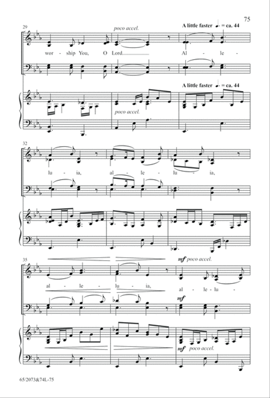 Go Sing It on the Mountain (Digital Download) 4-Part scores gallery preview page 75