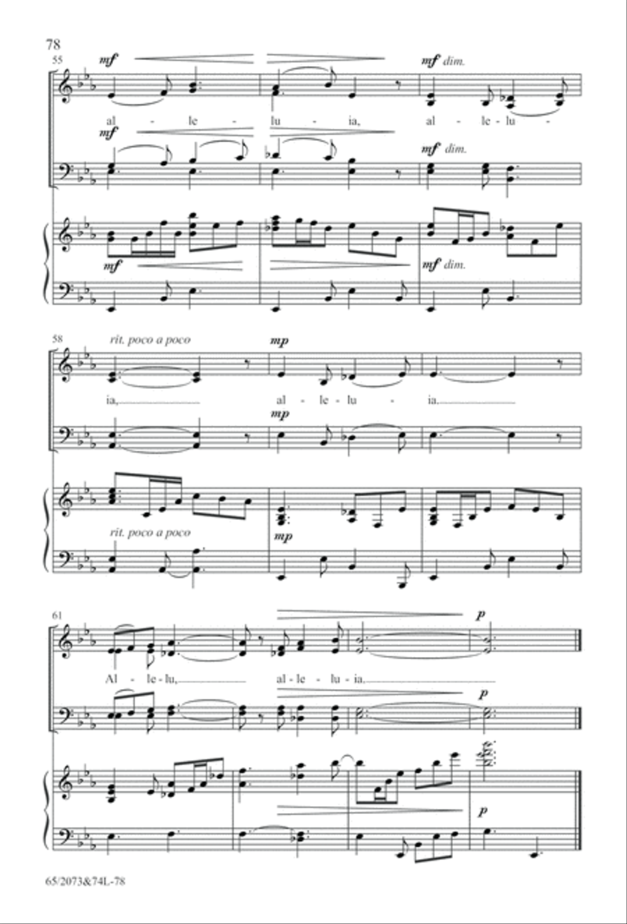 Go Sing It on the Mountain (Digital Download) 4-Part scores gallery preview page 78