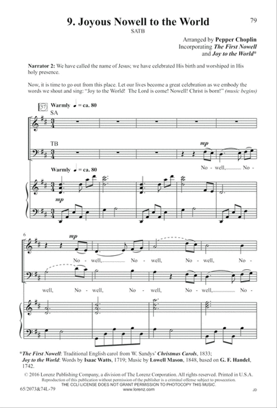 Go Sing It on the Mountain (Digital Download) 4-Part scores gallery preview page 79