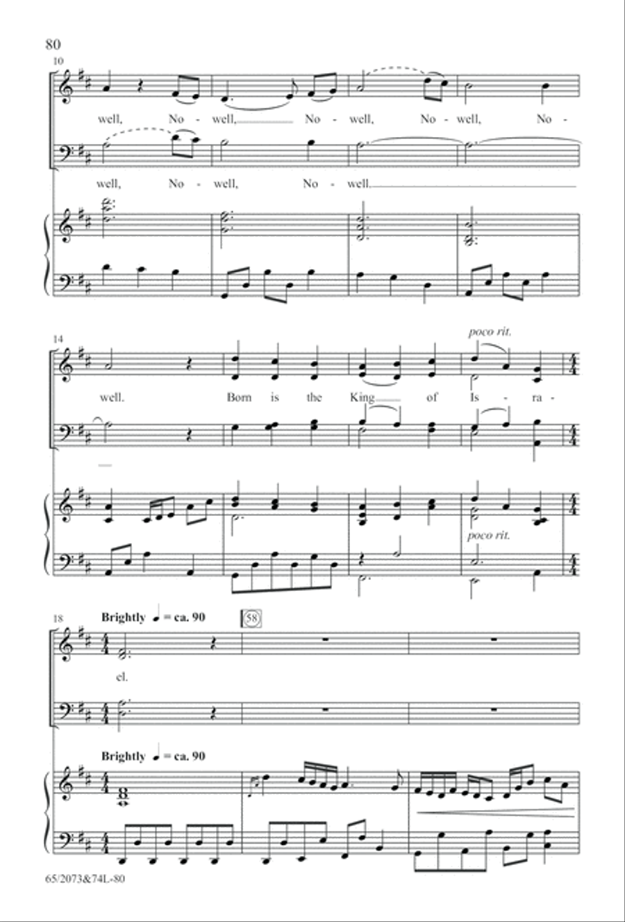 Go Sing It on the Mountain (Digital Download) 4-Part scores gallery preview page 80