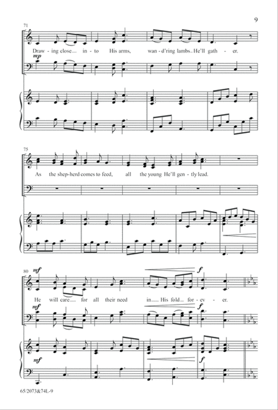 Go Sing It on the Mountain (Digital Download) 4-Part scores gallery preview page 9