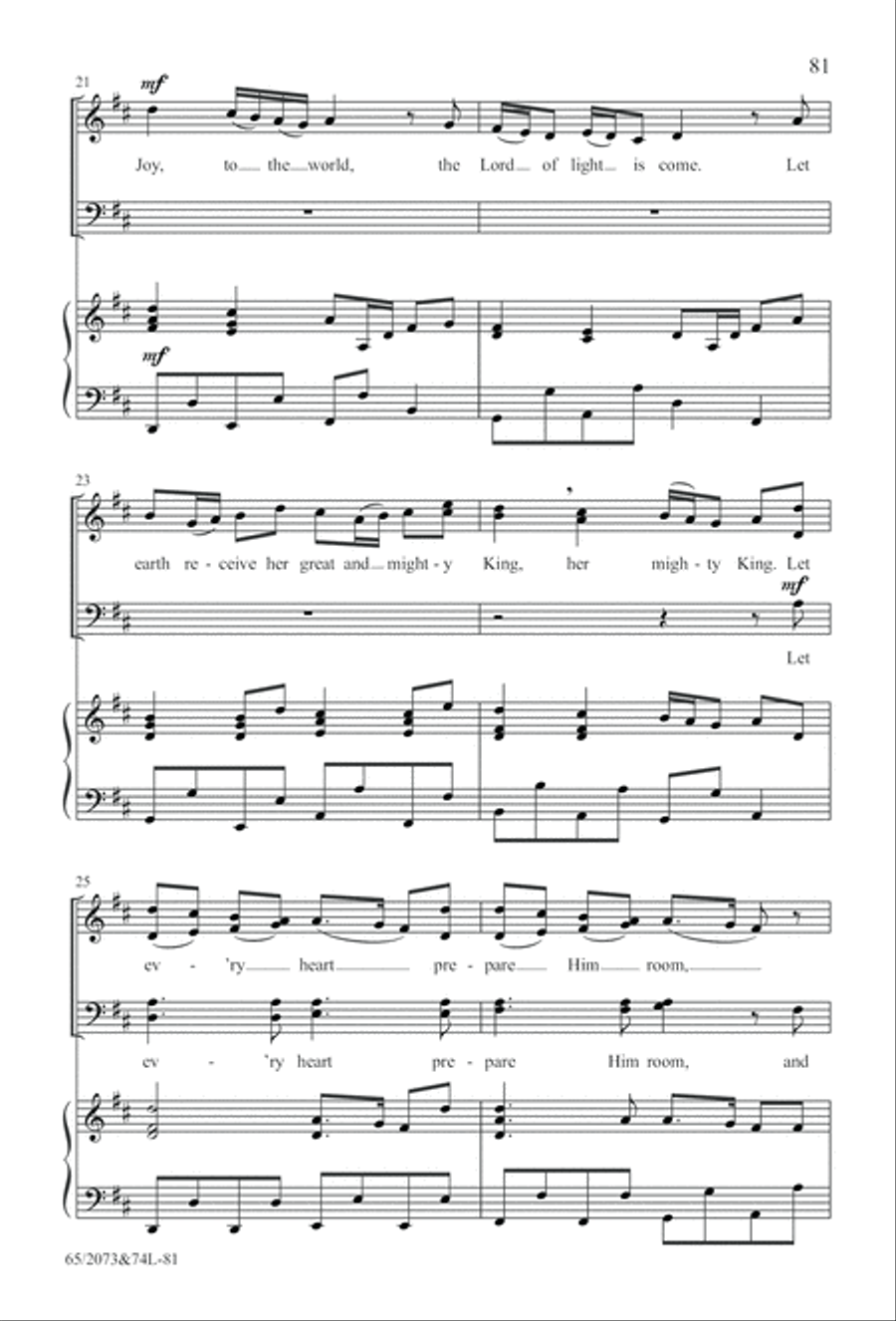 Go Sing It on the Mountain (Digital Download) 4-Part scores gallery preview page 81