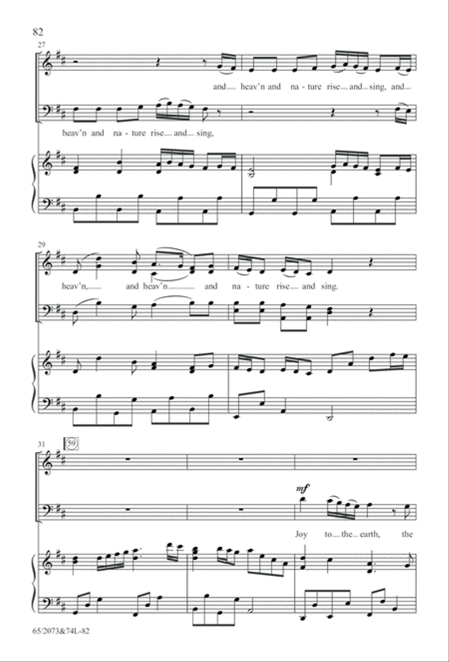 Go Sing It on the Mountain (Digital Download) 4-Part scores gallery preview page 82