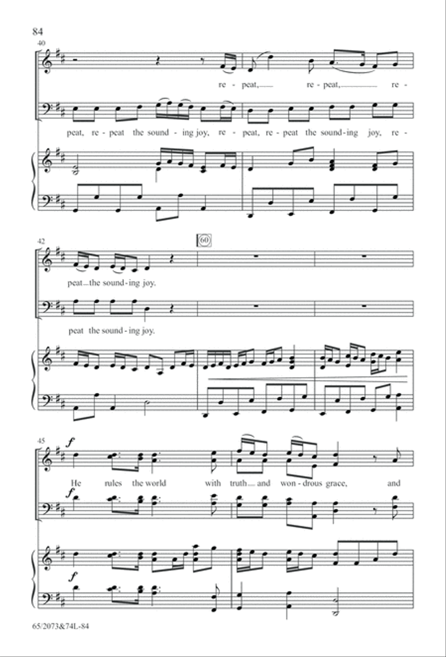Go Sing It on the Mountain (Digital Download) 4-Part scores gallery preview page 84