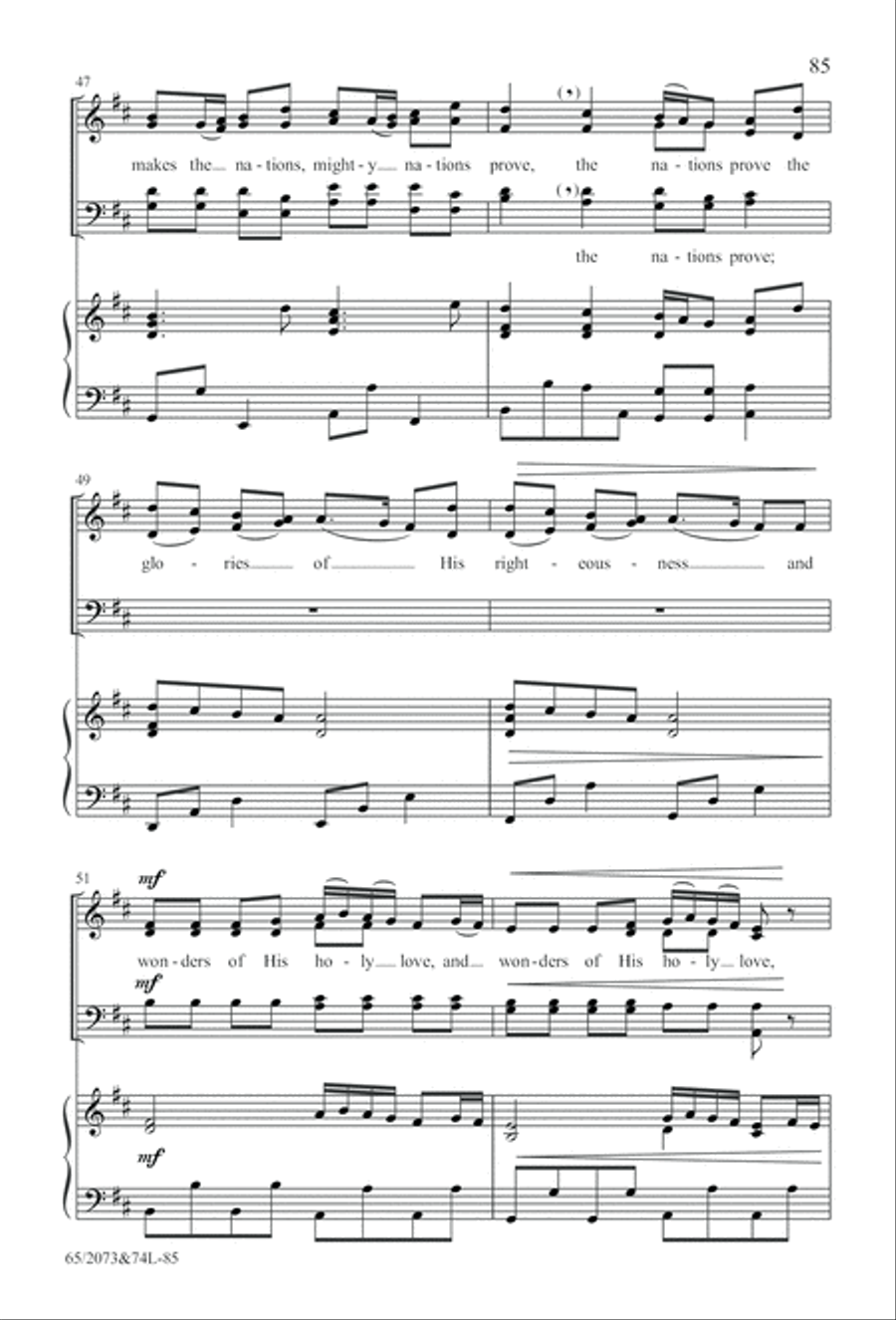 Go Sing It on the Mountain (Digital Download) 4-Part scores gallery preview page 85