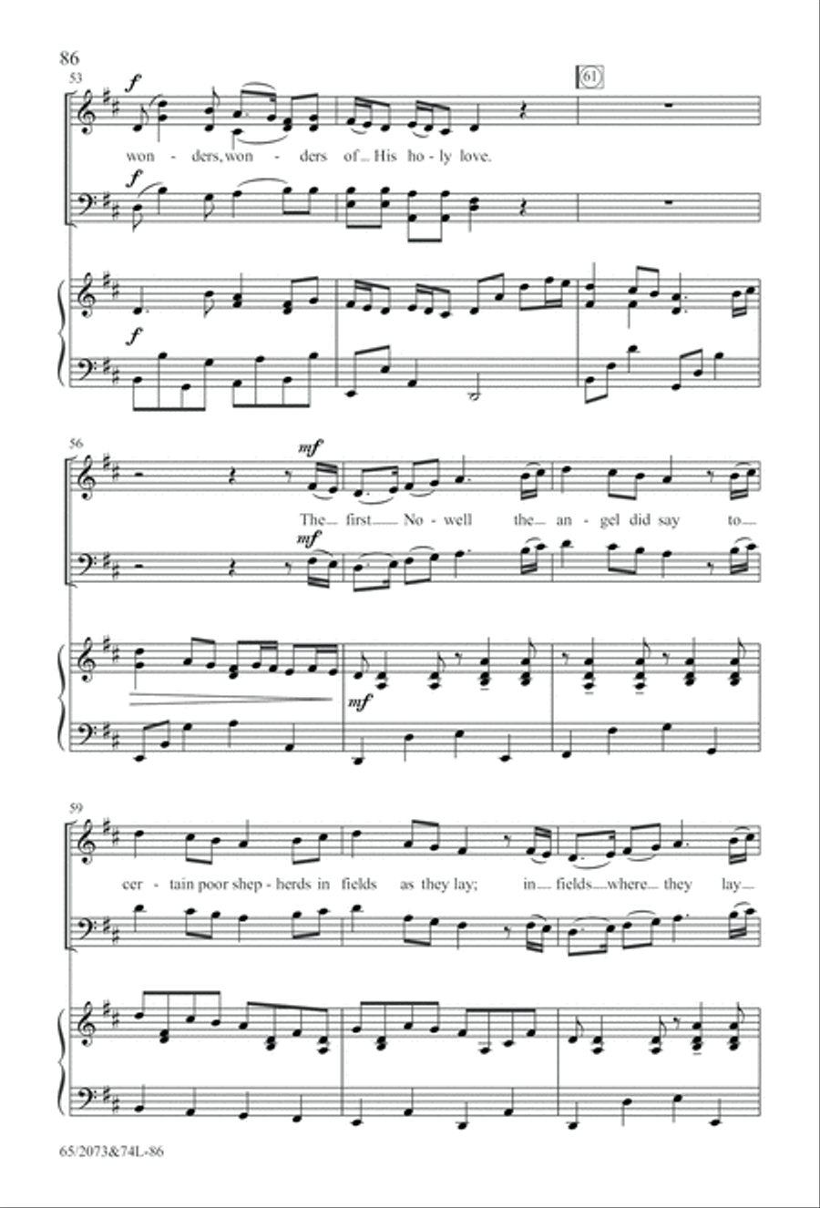 Go Sing It on the Mountain (Digital Download) 4-Part scores gallery preview page 86