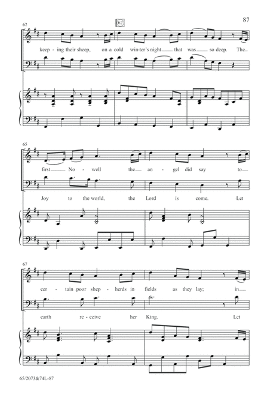 Go Sing It on the Mountain (Digital Download) 4-Part scores gallery preview page 87