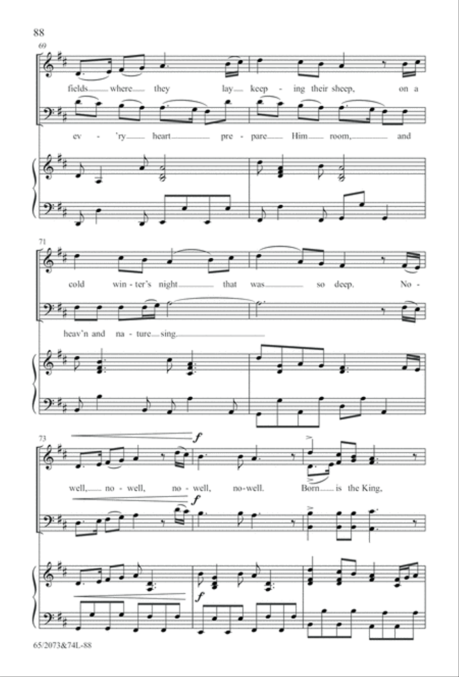 Go Sing It on the Mountain (Digital Download) 4-Part scores gallery preview page 88