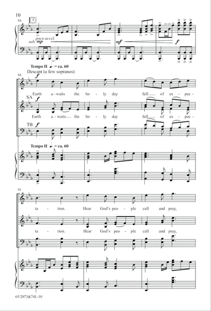 Go Sing It on the Mountain (Digital Download) 4-Part scores gallery preview page 10